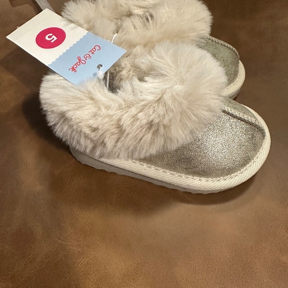 Toddler Piper Scuff Slippers-Cat&Jack-Gold - Picture 3 of 7